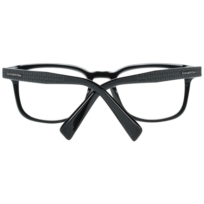 Ermenegildo Zegna Schwarze Kunststoffbrille (Gestell)