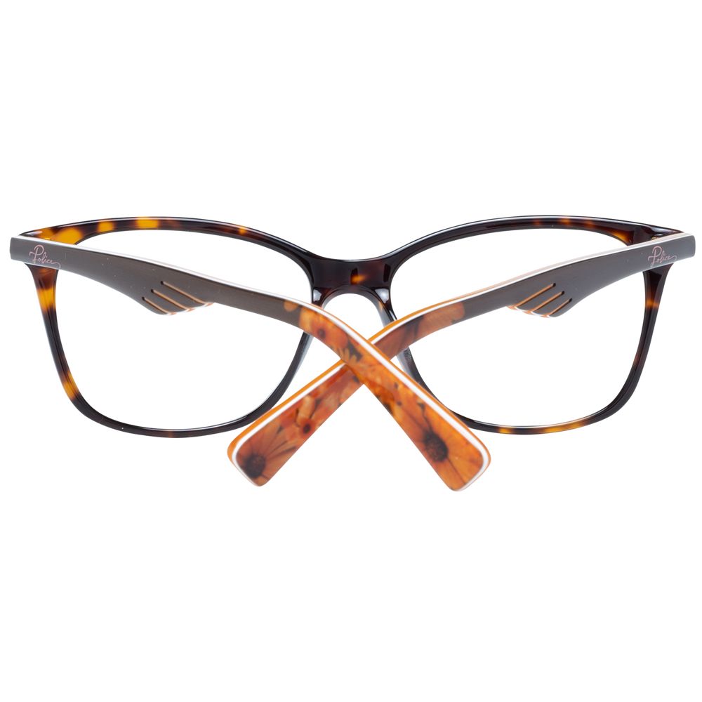 Police Braune Kunststoffbrille (Fassung)