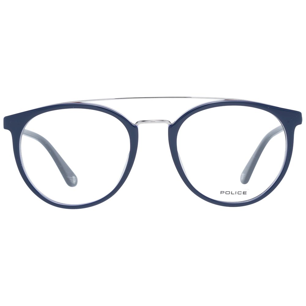 Police Blaue Brille aus Metall & Kunststoff (Fassung)