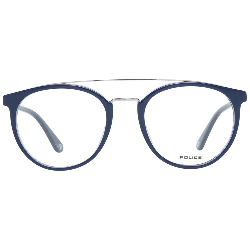 Police Blaue Brille aus Metall & Kunststoff (Fassung)