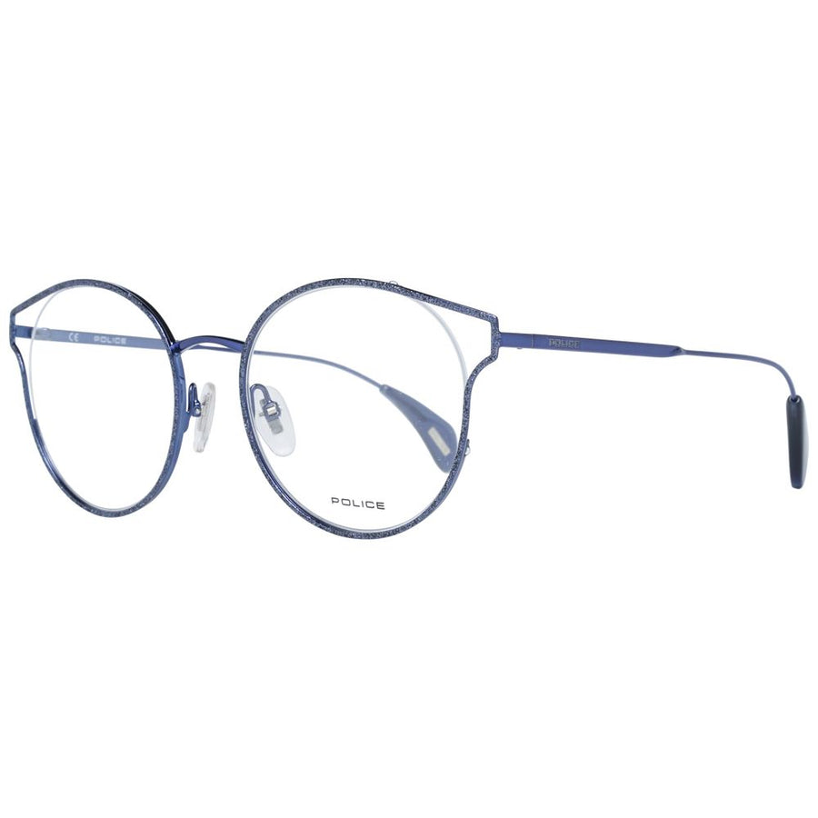 Police Blue Metal & Plastic (Frame) Glasses