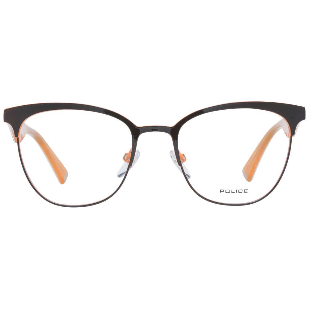 Police Braune Kunststoffbrille (Fassung)