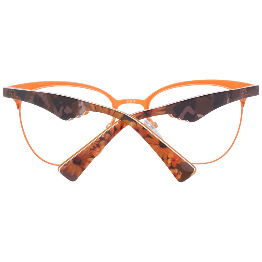 Police Braune Kunststoffbrille (Fassung)