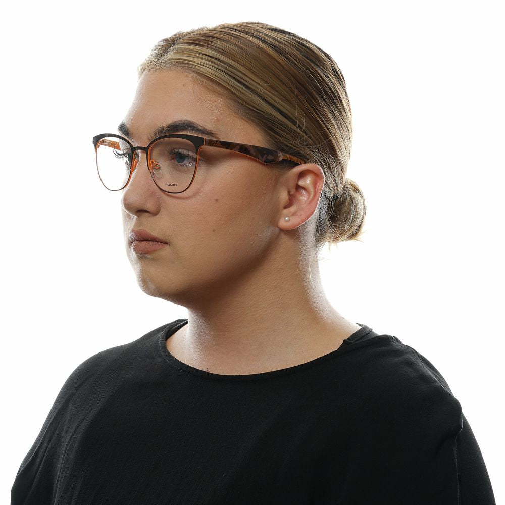 Police Braune Kunststoffbrille (Fassung)