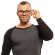 Bally Schwarze Kunststoffbrille (Gestell)