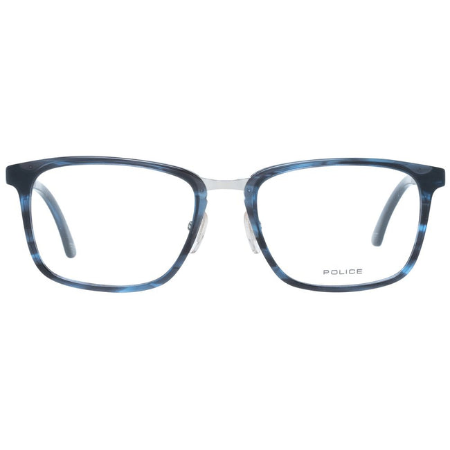 Police Blaue Kunststoffbrille (Gestell)