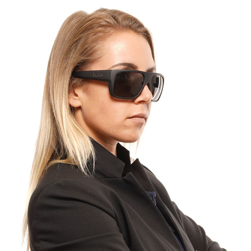 Bolle Schwarze Sonnenbrille aus Kunststoff