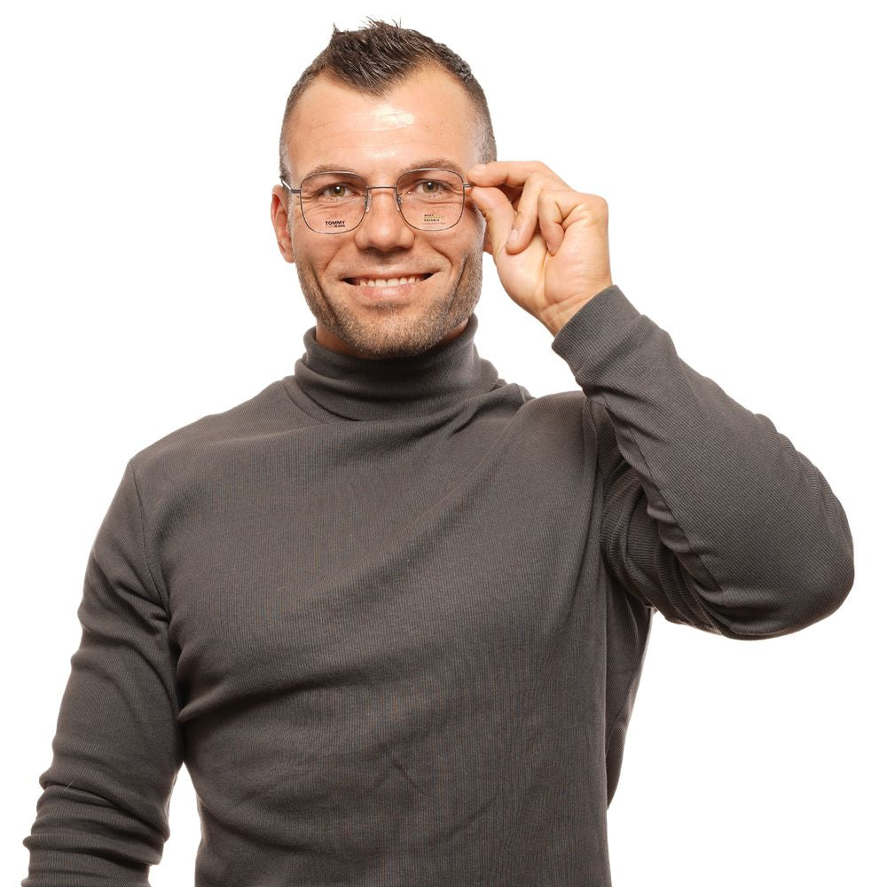 Tommy Hilfiger Grey Metallic & Plastic Glasses (Frame)