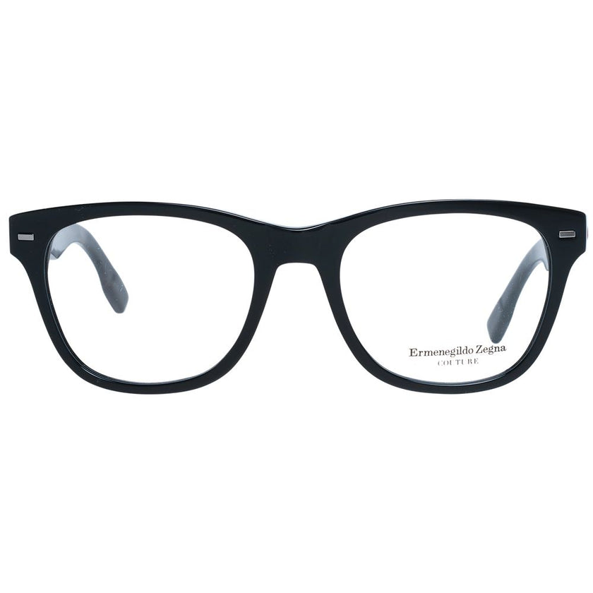 Ermenegildo Zegna Schwarze Kunststoffbrille (Gestell)