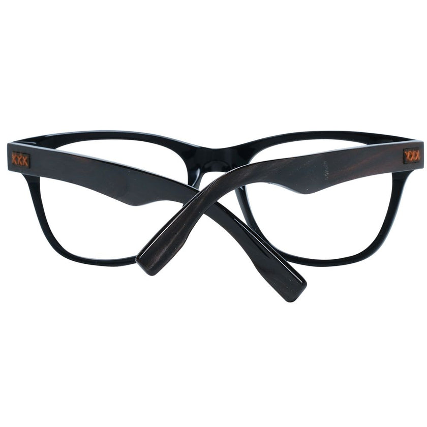 Ermenegildo Zegna Schwarze Kunststoffbrille (Gestell)