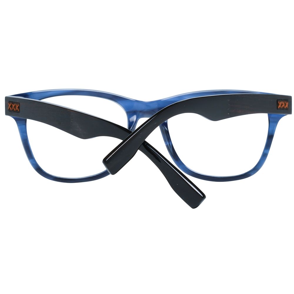 Ermenegildo Zegna Blaue Kunststoffbrille (Gestell)