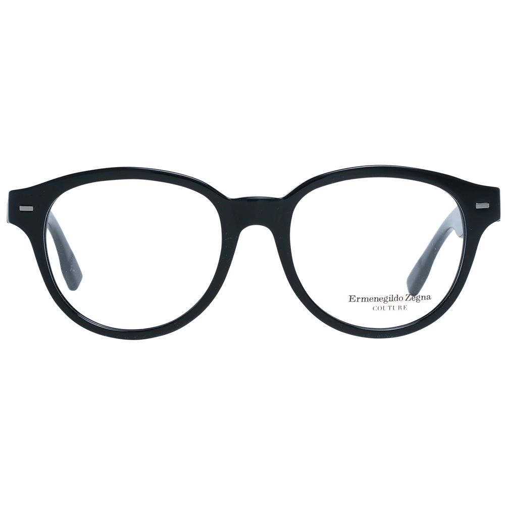 Ermenegildo Zegna Schwarze Kunststoffbrille (Gestell)