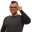 Ermenegildo Zegna Schwarze Kunststoffbrille (Gestell)