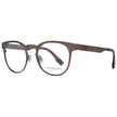 Ermenegildo Zegna Herrenbrille Bronze Titan Rund Vollrand mit Demogläsern und Marken-Etui