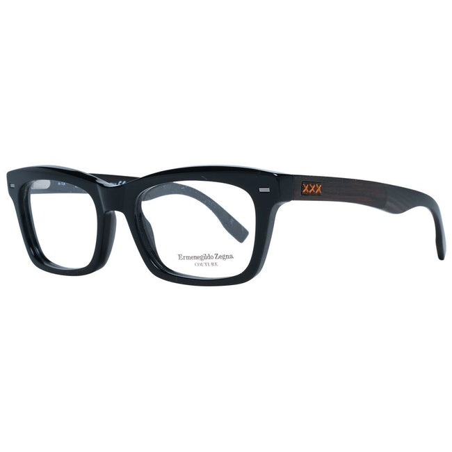 Ermenegildo Zegna Schwarze Kunststoffbrille (Fassung)