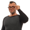 Ermenegildo Zegna Braune Kunststoffbrille (Fassung)