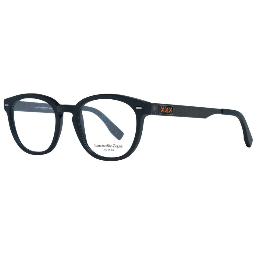 Ermenegildo Zegna Schwarze Kunststoffbrille (Gestell)