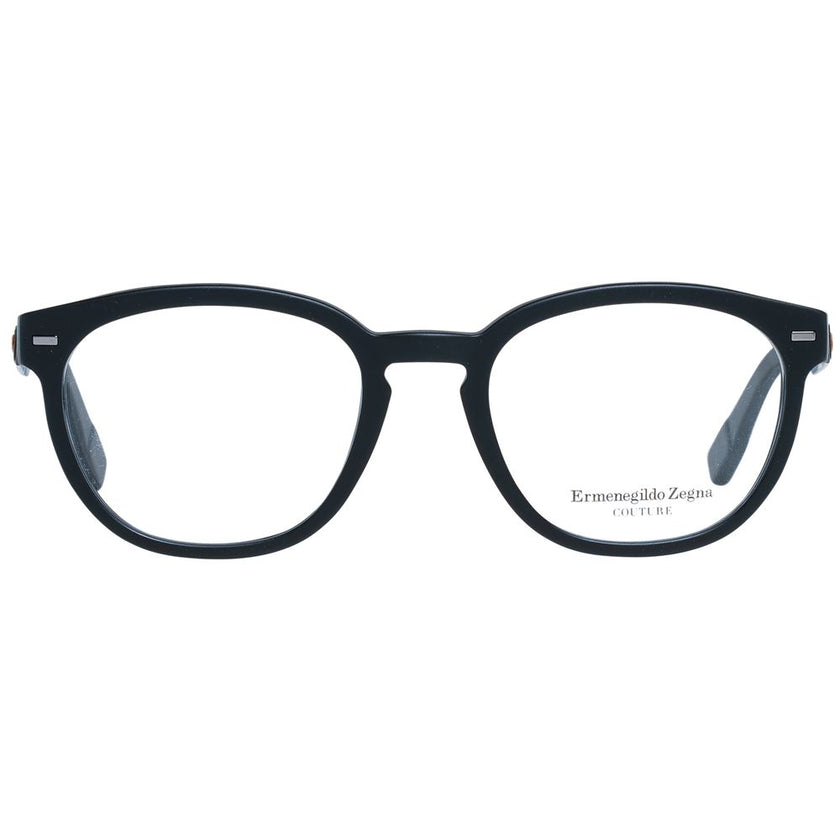Ermenegildo Zegna Schwarze Kunststoffbrille (Gestell)
