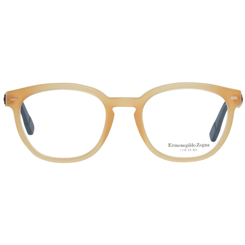 Ermenegildo Zegna Honigfarbene Metall- & Kunststoffbrille (Rahmen)