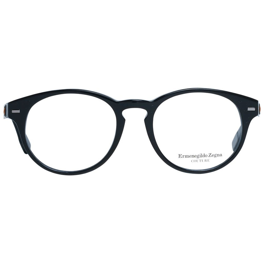 Ermenegildo Zegna Schwarze Kunststoffbrille (Gestell)