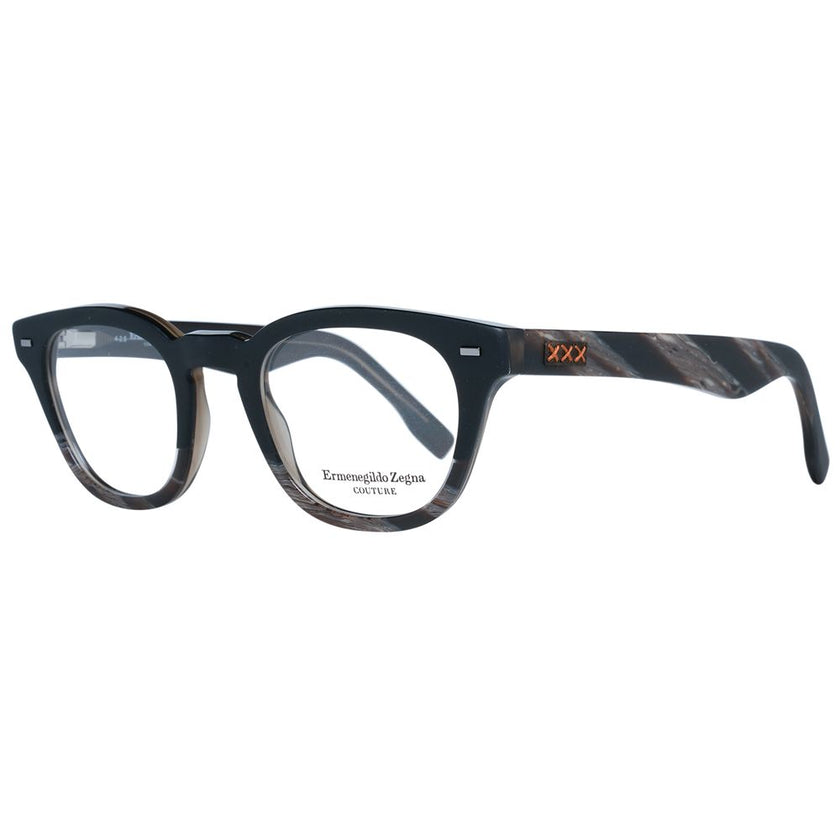 Ermenegildo Zegna Schwarze Kunststoffbrille (Gestell)