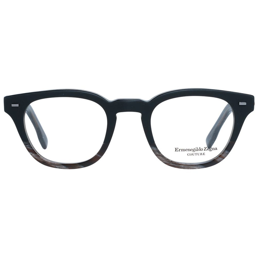 Ermenegildo Zegna Schwarze Kunststoffbrille (Gestell)