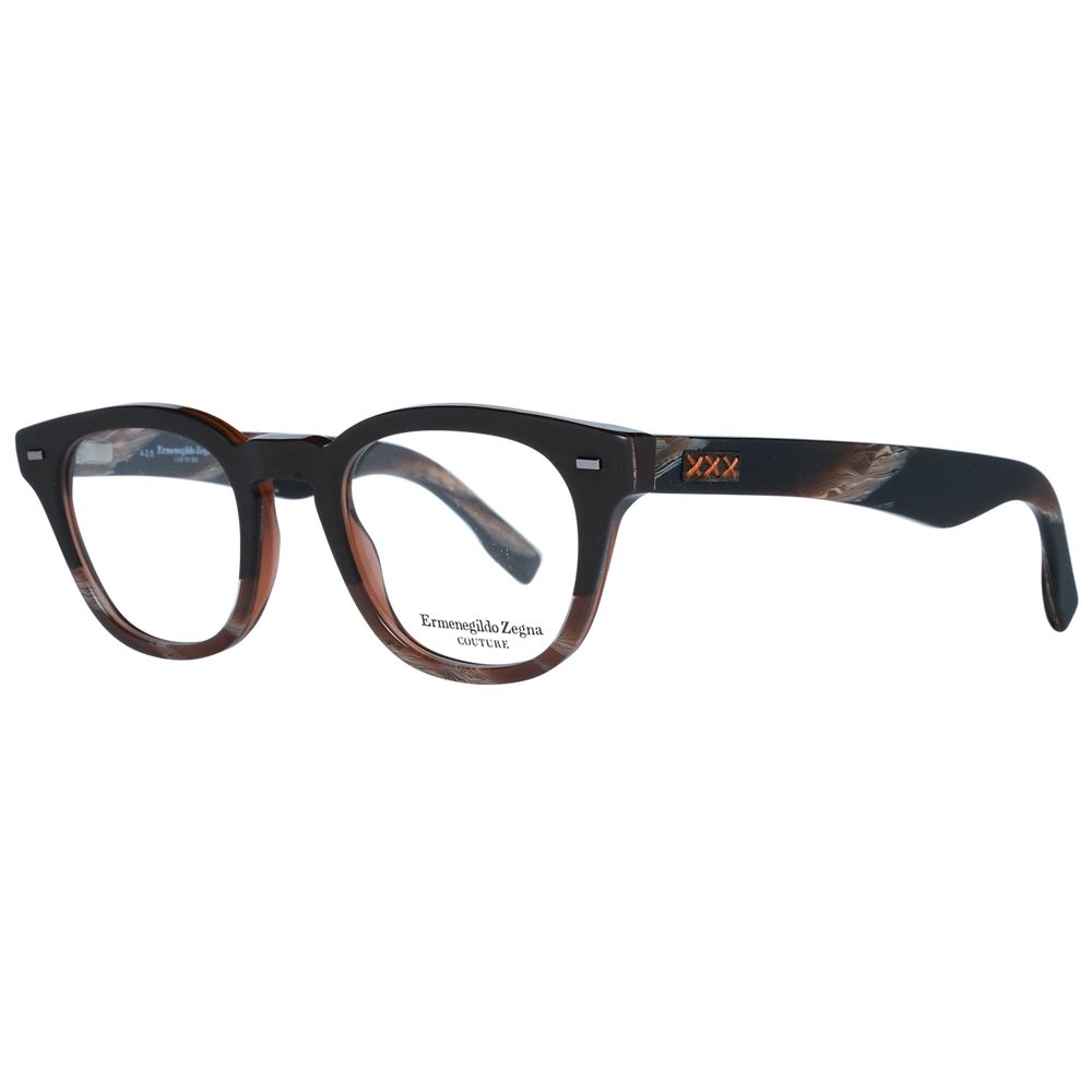 Ermenegildo Zegna Braune Kunststoffbrille (Fassung)