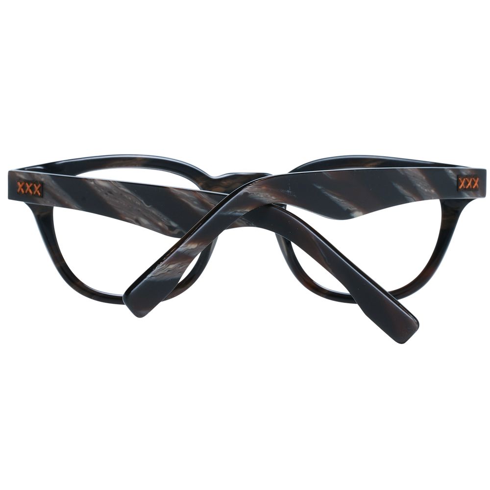 Ermenegildo Zegna Schwarze Kunststoffbrille (Gestell)