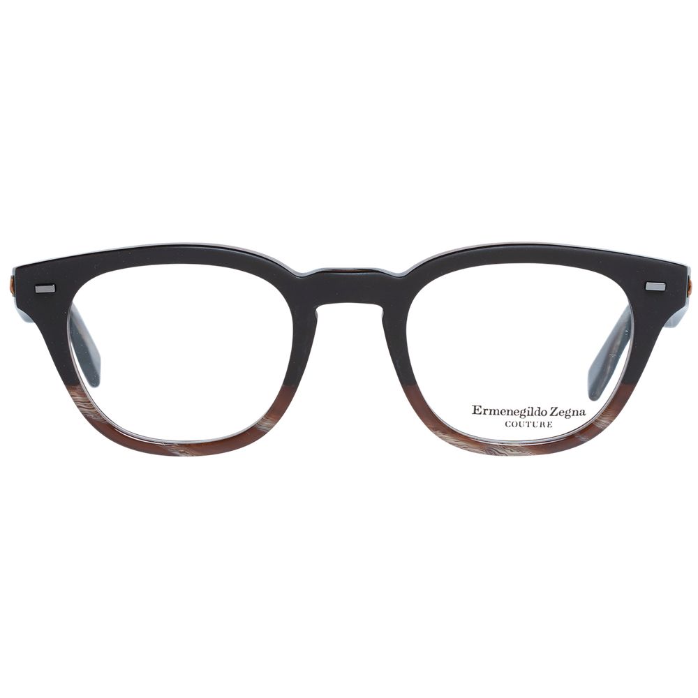 Ermenegildo Zegna Braune Kunststoffbrille (Fassung)