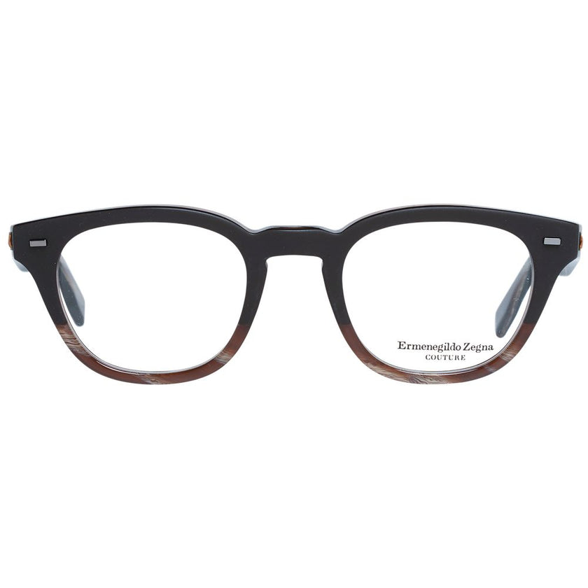 Ermenegildo Zegna Braune Kunststoffbrille (Fassung)