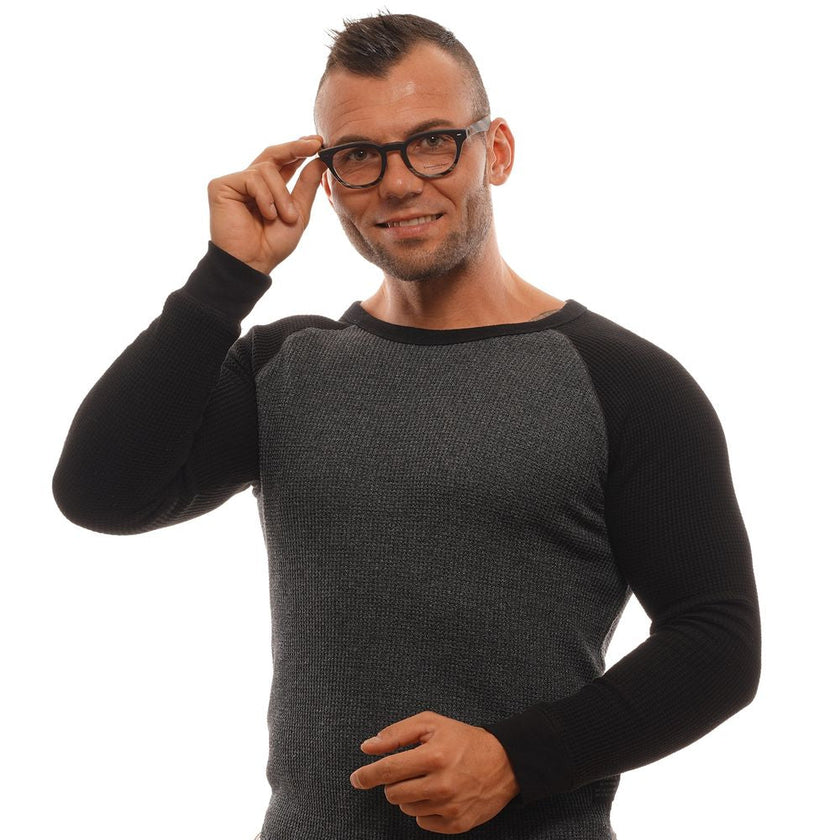 Ermenegildo Zegna Schwarze Kunststoffbrille (Gestell)