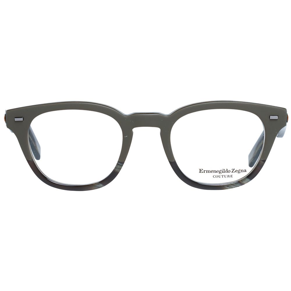 Ermenegildo Zegna Olivgrüne Kunststoffbrille (Fassung)