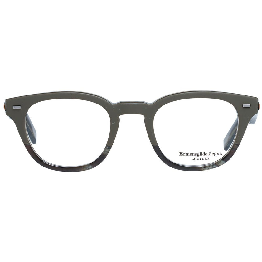 Ermenegildo Zegna Olivgrüne Kunststoffbrille (Fassung)