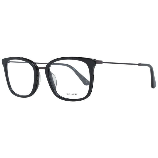 Police Brille aus schwarzem Metall & Kunststoff (Gestell)