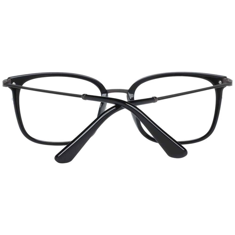 Police Brille aus schwarzem Metall & Kunststoff (Gestell)