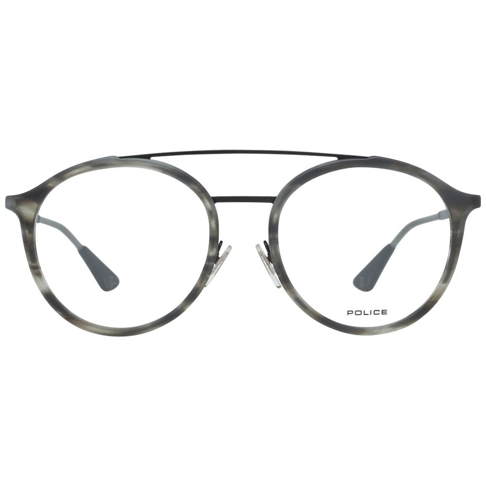 Police Grau-Metallische & Kunststoff-Brille (Gestell)