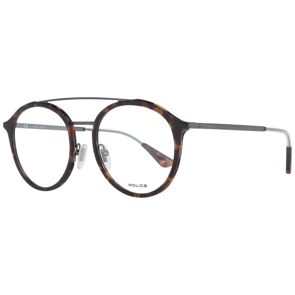 Police Brown Glasses made of Metal & Plastic (Frame)