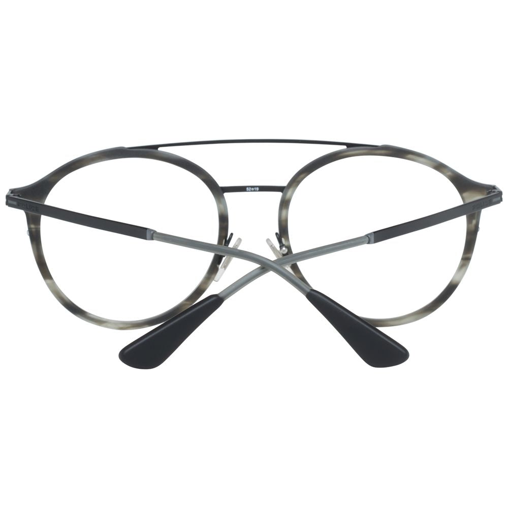 Police Grau-Metallische & Kunststoff-Brille (Gestell)
