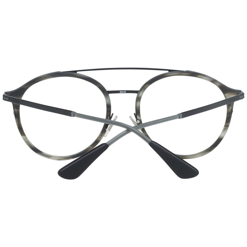 Police Grau-Metallische & Kunststoff-Brille (Gestell)