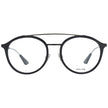Police Brille aus schwarzem Metall & Kunststoff (Gestell)