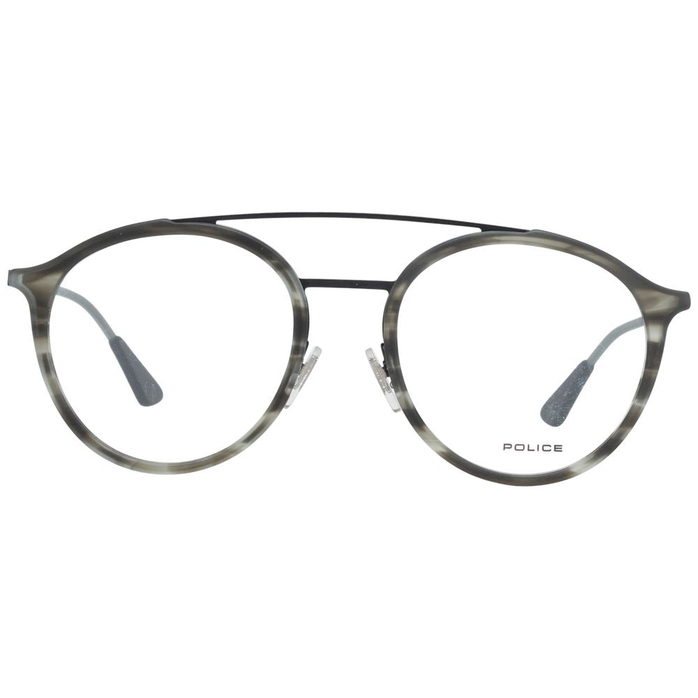 Police Grau-Metallische & Kunststoff-Brille (Gestell)