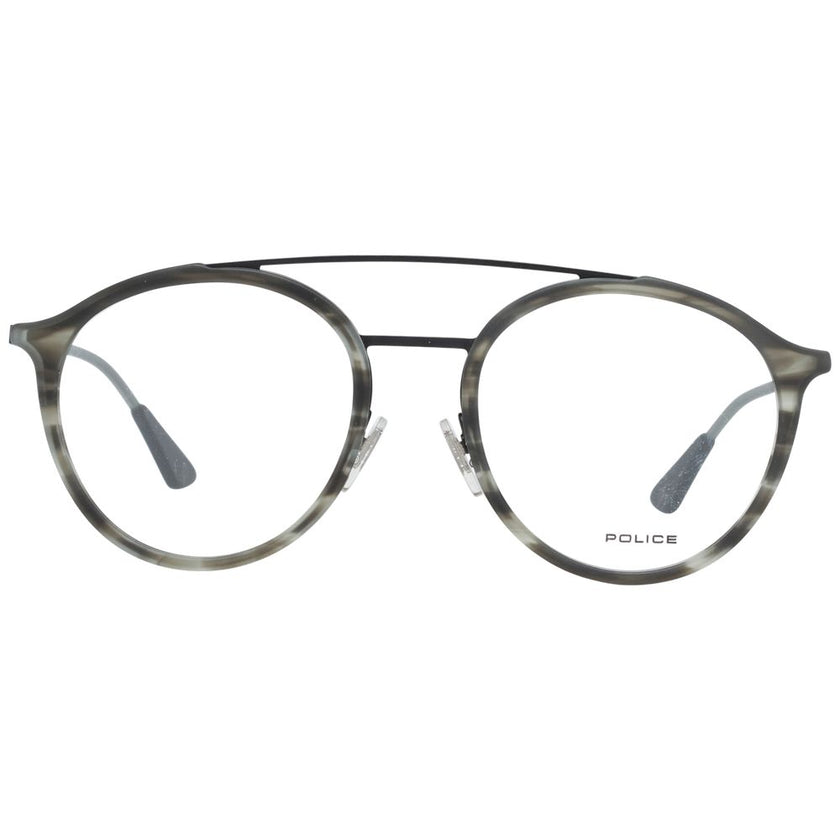 Police Grau-Metallische & Kunststoff-Brille (Gestell)