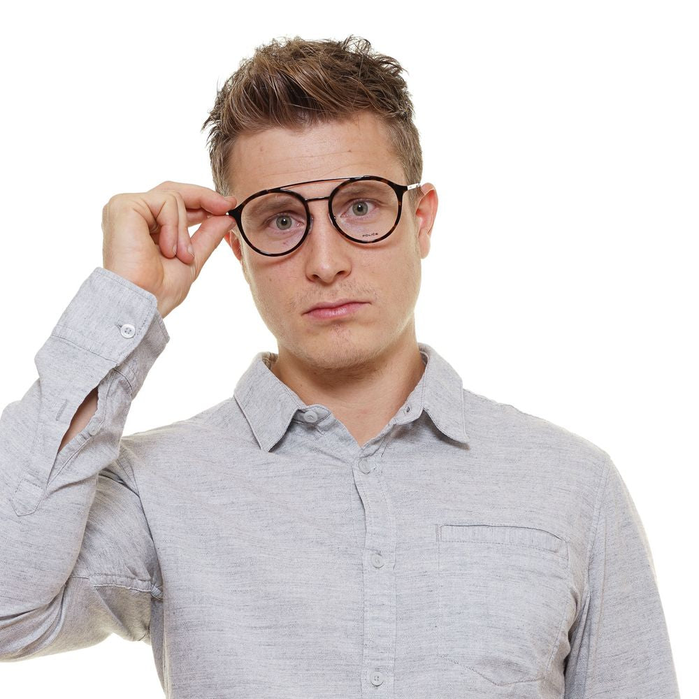 Police Brown Glasses made of Metal & Plastic (Frame)