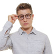 Police Braune Brille aus Metall & Kunststoff (Gestell)