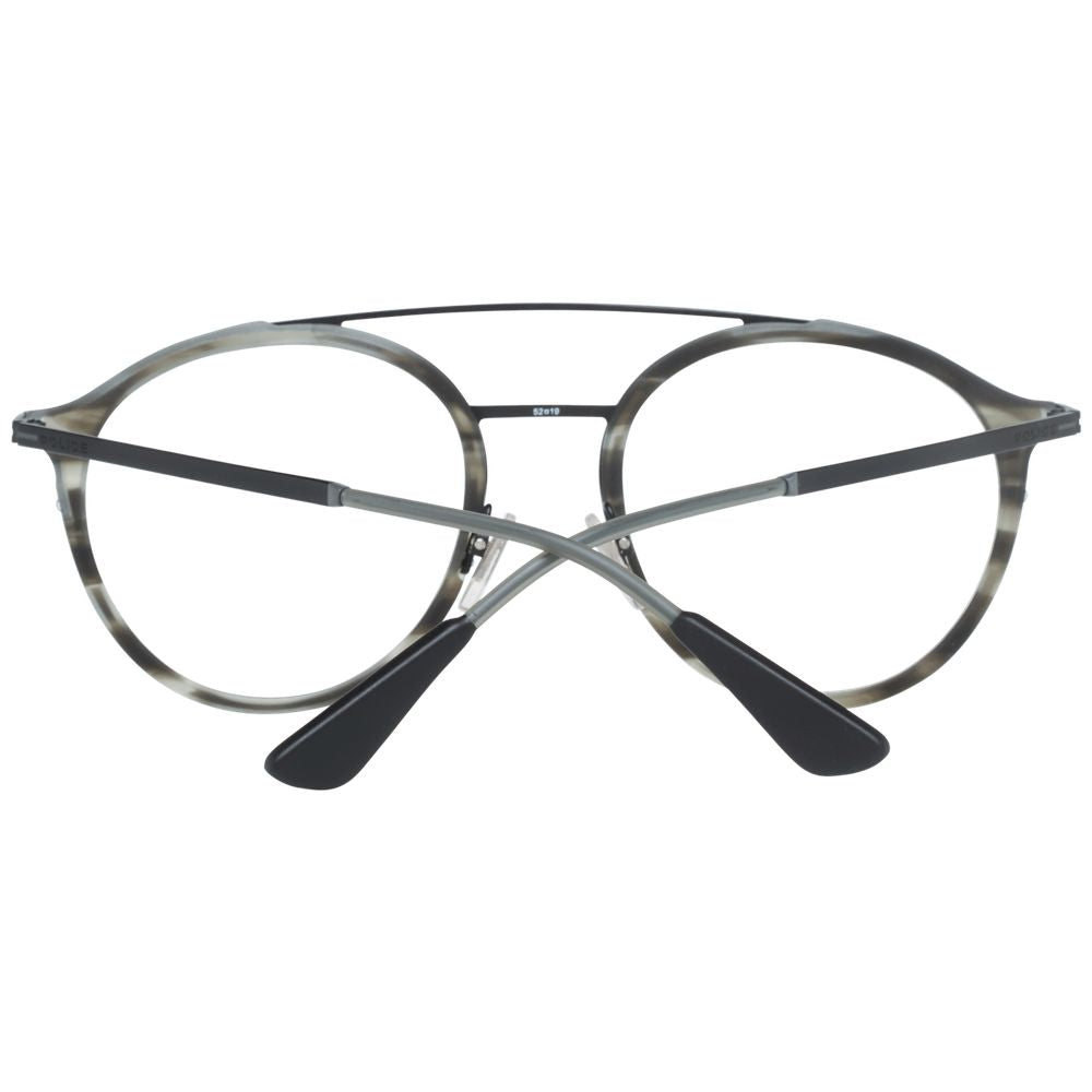 Police Grau-Metallische & Kunststoff-Brille (Gestell)