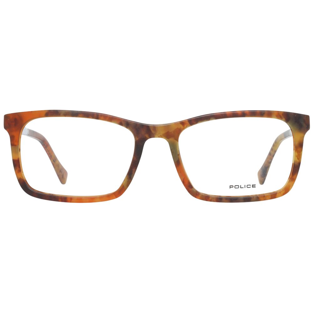 Police Braune Kunststoffbrille (Fassung)