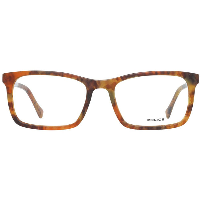 Police Braune Kunststoffbrille (Fassung)