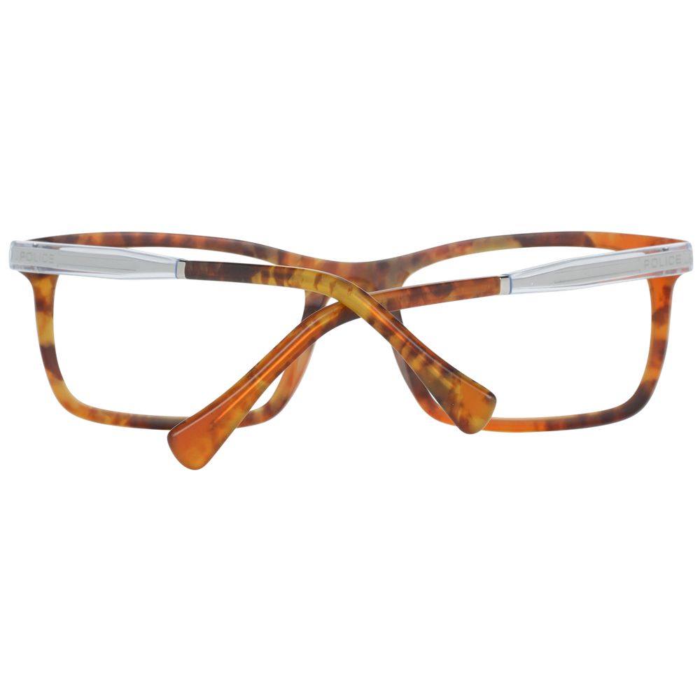 Police Braune Kunststoffbrille (Fassung)