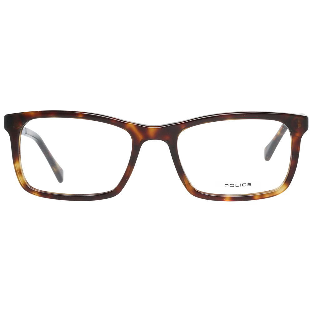 Police Braune Kunststoffbrille (Fassung)