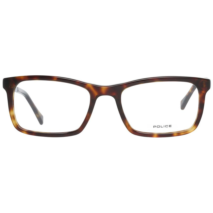 Police Braune Kunststoffbrille (Fassung)